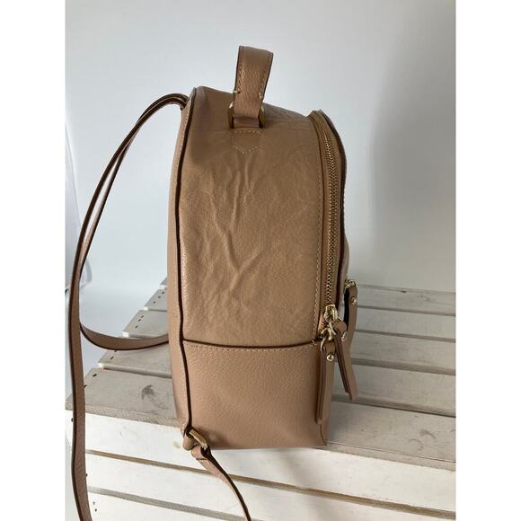 KATE SPADE LARGE NUDE LEATHER BACKPACK - Picture 2 of 16